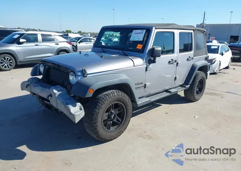 2017 Jeep Wrangler Unlimited Sport 4X4 из США, поврежденный, VIN 1C4HJWDG4HL576713